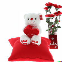 #V101- 12" SITTING VALENTINE BEAR