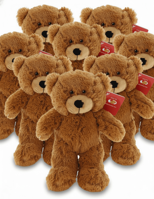#FS14- 18 PCS OF 8" CLASSIC BEARS IN FREE SHIPPING BOX - $5.56/PC