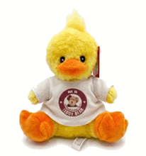 #TC57- 7" YELLOW DUCK WITH LOGO 