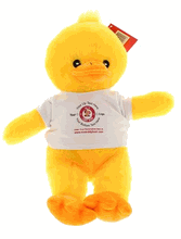 #TL29- 12" EMBROIDERY EYE DUCK WITH YOUR LOGO  