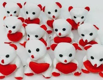 #FM114- FREE SHIPPING BOX- 4" TEDDY BEARS (100 PCS, $1.00/PC) 