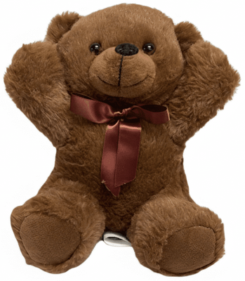 #B10B- 10" SMILE CHOCOLATE BEAR  