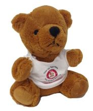 #TB10C- 7" EMBROIDERY EYE BEAR WITH LOGO