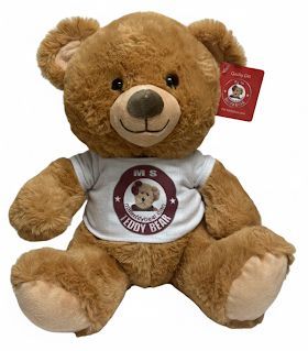 #TB1A- 7" BROWN TEDDY BEAR WITH LOGO TEE