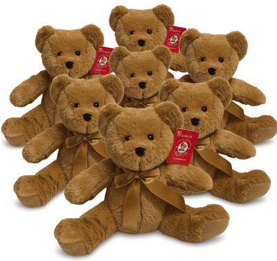 #FS11- 22 PCS OF 10" BROWN BEARS WITH FREE SHIPPING - $4.55/PC