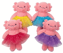 #TU9- 13" PINK AXOLOTL WITH TUTU (LOGO TEE AS OPTION)
