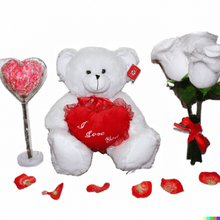 #V101a-1024VW, 24" VALENTINE TEDDY BEAR  - sold out