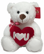 #V216- 10" VALENTINE BEAR WITH LOVE HEART