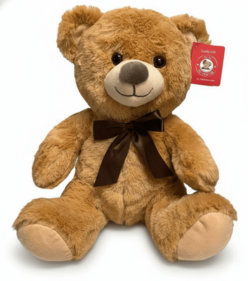 #A1- 7" BROWN PLUSH BEAR