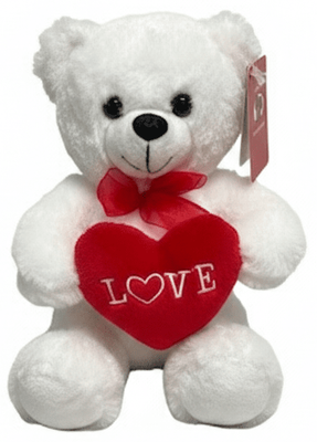 #V330-9" VALENTINE BEAR WITH HEART