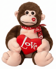 #V240-  10" VALENTINE'S GORILLA WITH HEART