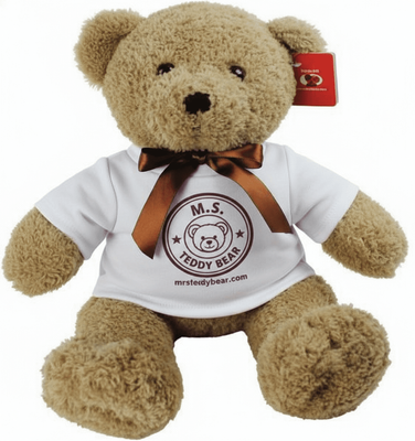 #TD8, 10" PALE BROWN BEAR / LOGO - sold out