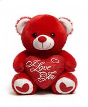 #V305- 7" RED " I LOVE YOU" TEDDY BEAR