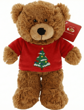 #X7- 12" CHRISTMAS TEDDY BEAR WITH TEE