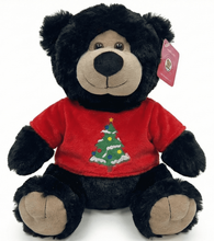 #X71- 12" CHRISTMAS TREE TEDDY BEAR
