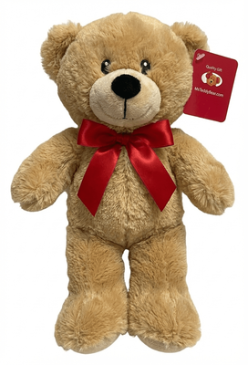 #A9- 8" TEDDY BEAR WITH EMBROIDERY EYES