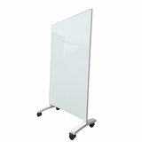Mobile Glass Whiteboard- Dry Erase Glass Board -48x36 Large Rolling - View #10