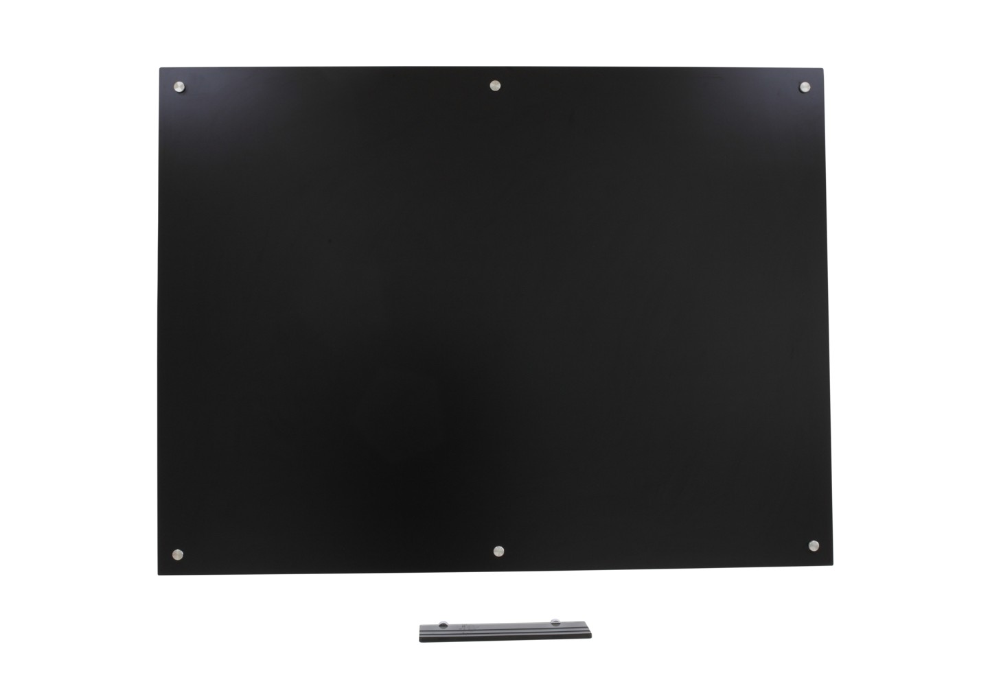 AntiGlare Glass Black Marker Board 45" x 34" Black Anti