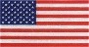 American Flag Retroflective 2XL Extra Large 3M Decal  5" x 8 3/4"