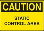 Caution - Static Control Area Caution - Static Control Area
