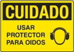 Cuidado - Usar Protector Para Uidos with Symbol Cuidado - Usar Protector Para Uidos with Symbol