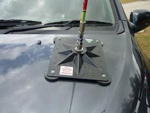 Magnetic Industrial  Base 4 with Rubber Mounts   