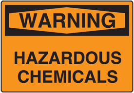 Warning - Hazardous Chemicals