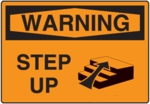 Warning - Step Up with Symbol Warning - Step Up with Symbol