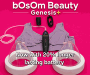 New Bosom Beauty Genesis+ Rechargeable System with Luxury Deep Cushioned Cups 