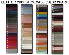 Custom Engraved Faux Leather Chopsticks Case (Chopsticks Not Included)