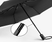 21" Custom Umbrella w Solid-Color Logo: 3-Fold, Fully-Automatic, Windproof