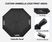 21" Custom Umbrella w Solid-Color Logo: 3-Fold, Fully-Automatic, Windproof