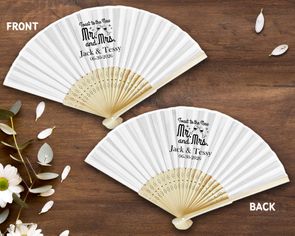 Personalized Double-Sided Printing Paper Fan (Full Color)