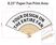 Personalized Double-Sided Printing Paper Fan (Full Color)