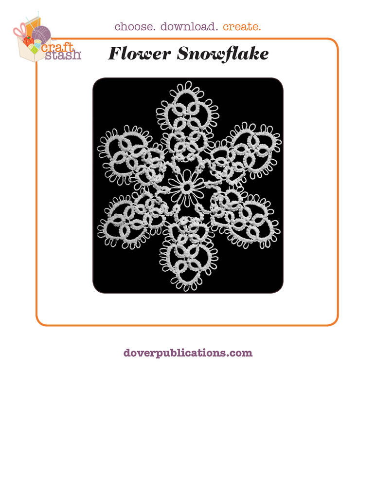Flower Snowflake (digital pattern)