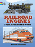 World of Trains Coloring Book