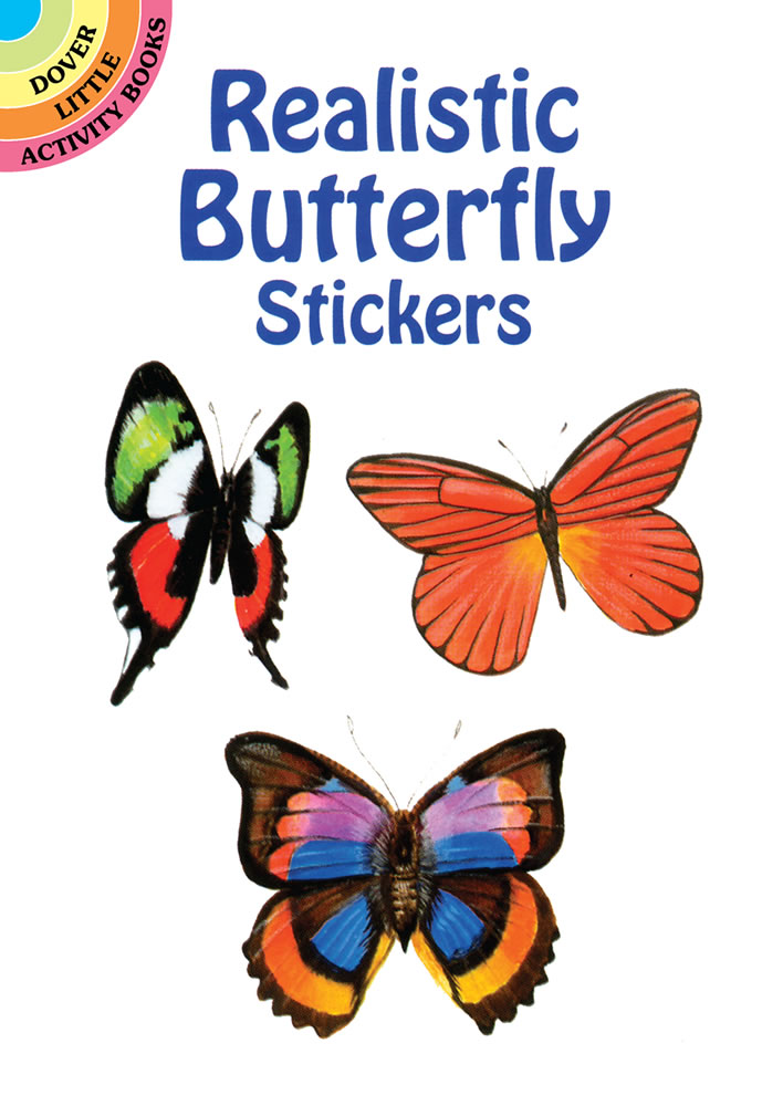 Realistic Butterfly Stickers