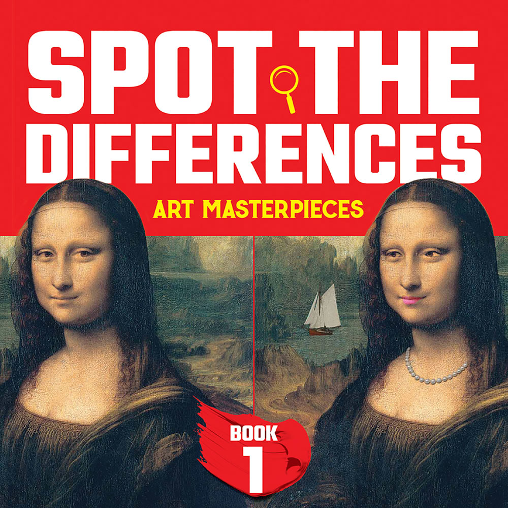 Spot the Differences Art Masterpieces, Book 1