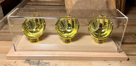 Triple Gold Glove Ball Holder with Cover