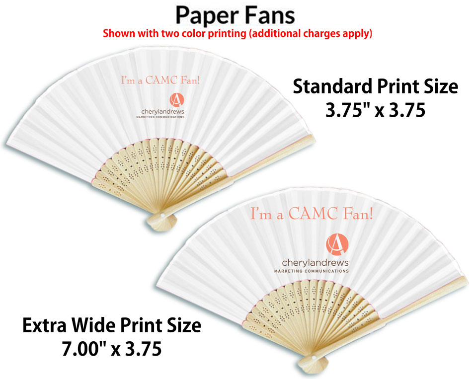 Promotional Fans, Personalized Paper Fans