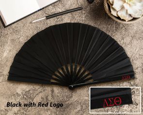 13 Inch Custom Clack Fans with Side Print - No Minimum