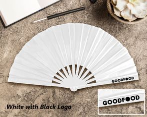 13 Inch Custom Clack Fans with Side Print - No Minimum