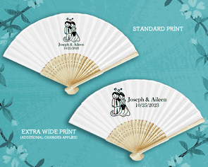 Custom Printed Paper Fans