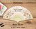 Personalized Wedding Silk Fans