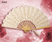 Small Battenberg Lace Fans - Special Sale of the Month