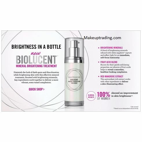 Bare Minerals Biolucent Mineral Brightening Treatment 30 ML / 1 FL Oz