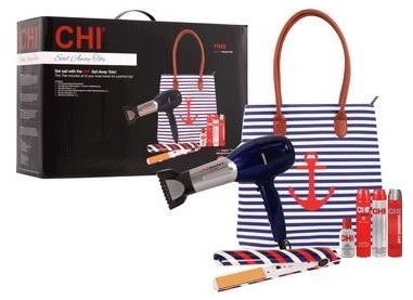 CHI Sail Away Tote Rocket Sail Away dryer (Navy) Flattening Iron