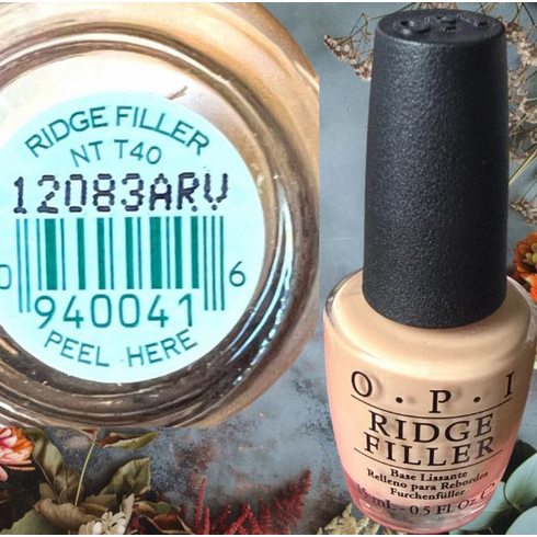 OPI RIDGE FILLER BASE NAIL LACQUER NT T40 RIDGE FILLER 15mL/0.5 oz