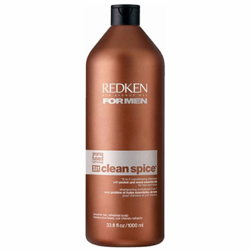 Redken For Men Clean Spice 2-in-1 Conditoning Shampoo 33.8 oz / 1 lite