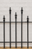 2' Solid Steel Fence - All Spear Border Edging - Full Section
